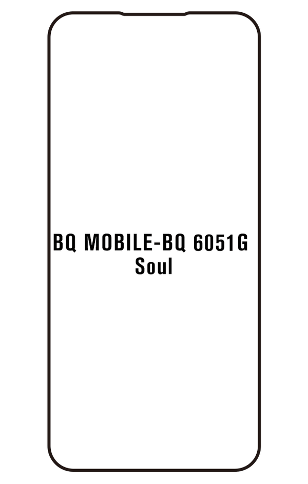 Film hydrogel pour écran BQ Mobile BQ 6051G Soul