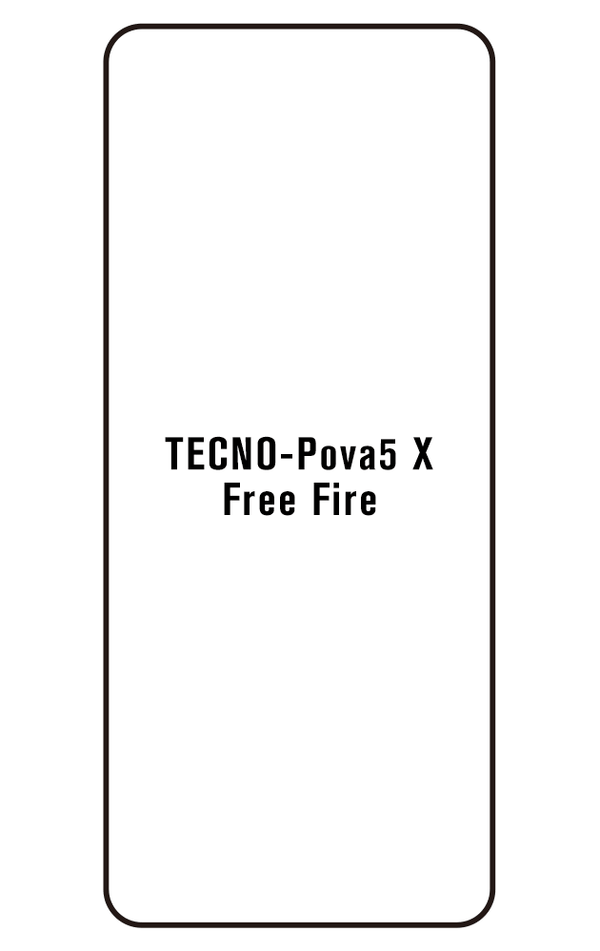 Film hydrogel pour écran Tecno Pova 5 X Free Fire