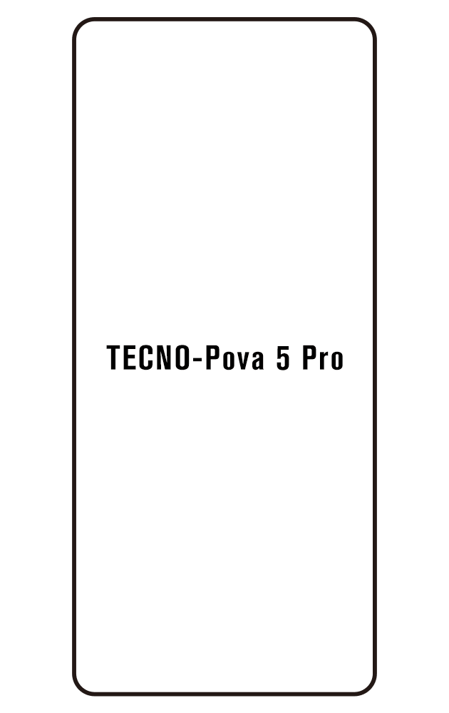 Film hydrogel pour écran Tecno Pova 5 Pro