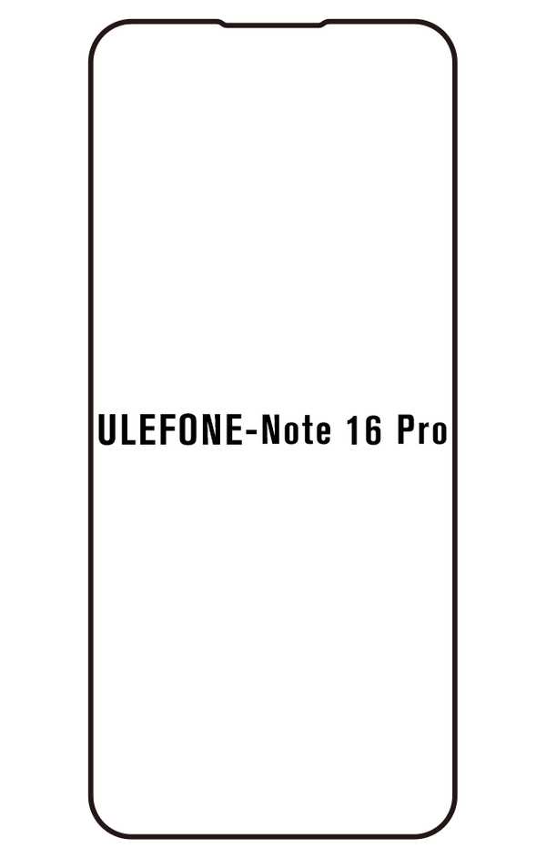 Film hydrogel pour écran Ulefone Note 16 Pro