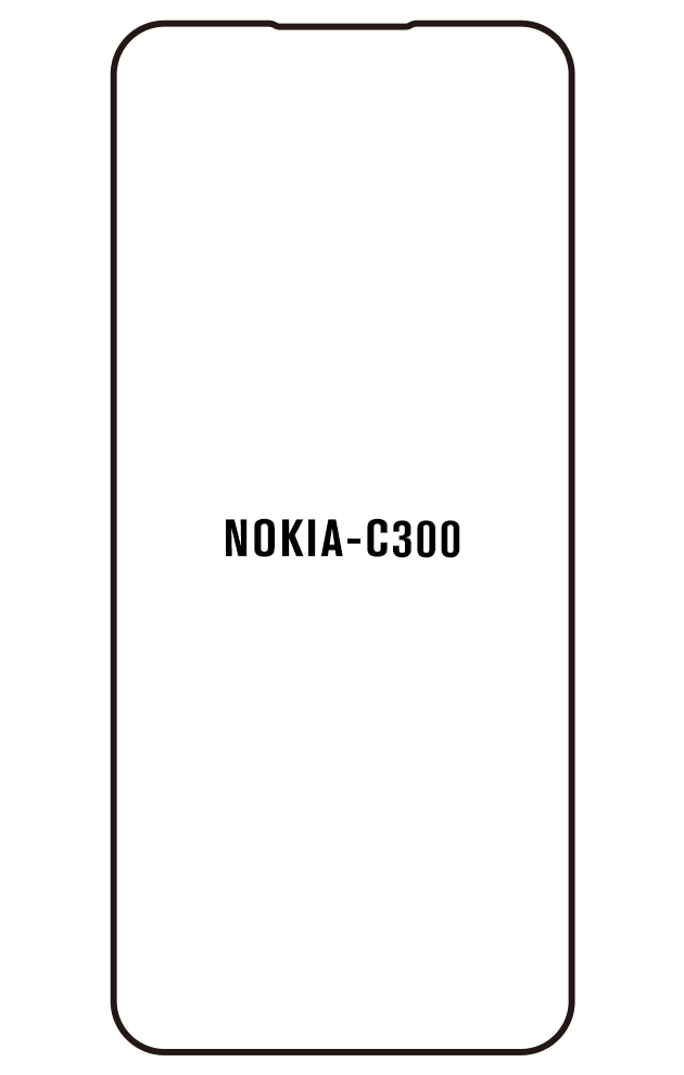 Film hydrogel pour Nokia C300