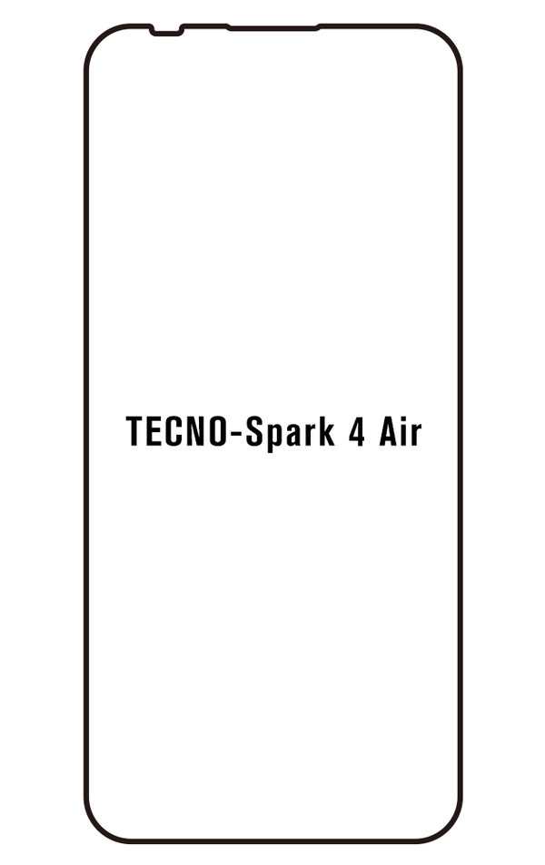 Film hydrogel pour écran Tecno Spark 4 Air