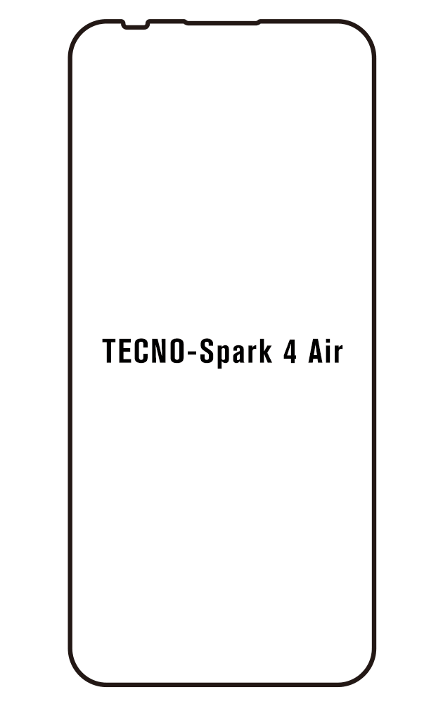 Film hydrogel pour écran Tecno Spark 4 Air