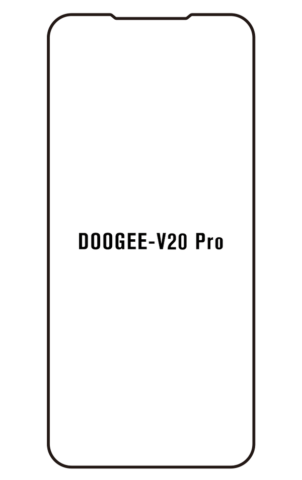 Film hydrogel pour écran Doogee V20 Pro
