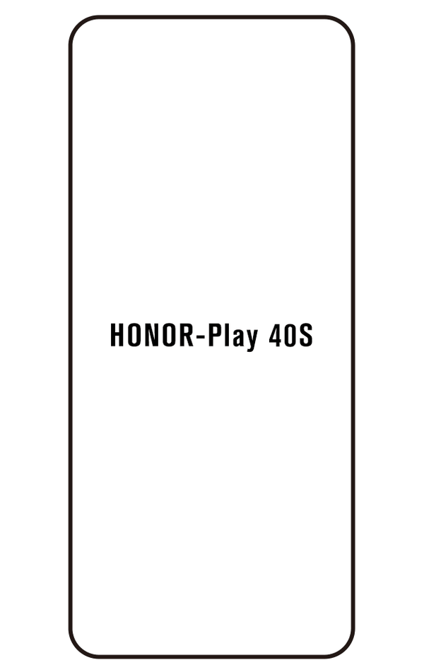Film hydrogel pour écran Honor Play 40S