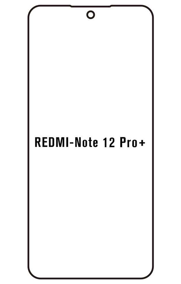 Redmi Note 12 Pro + - Note 12 Explorer - Anti-breakage Hydrogel screen film