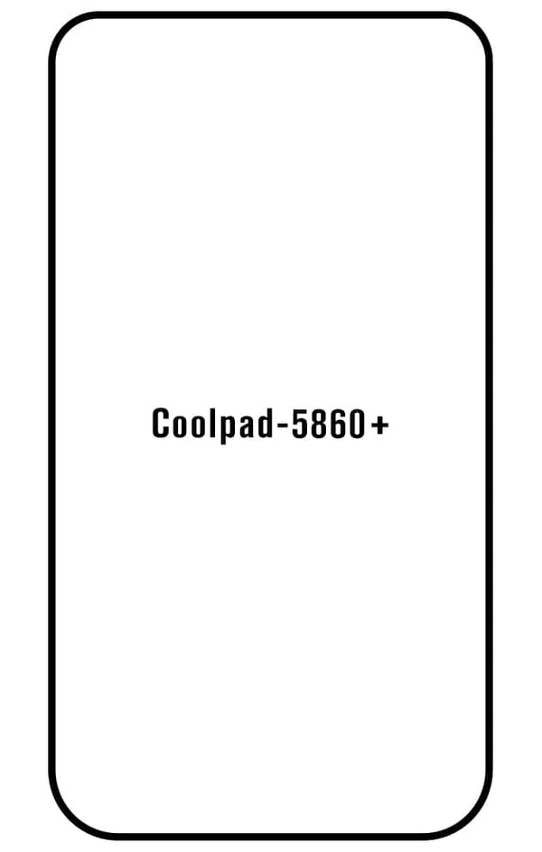 Coolpad 5860+ - Hydrogel anti-break screen film