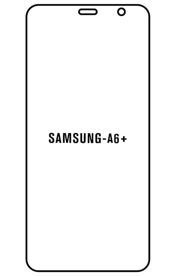 Samsung Galaxy A6+ - Hydrogel anti-breakage screen film