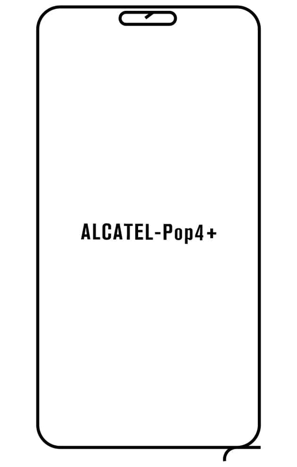 Alcatel Pop 4 + - Hydrogel anti-breakage screen film