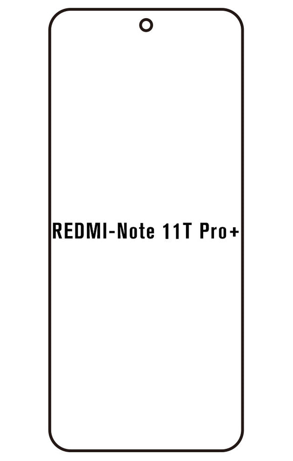 Redmi Note 11T Pro + - Anti-breakage Hydrogel screen film
