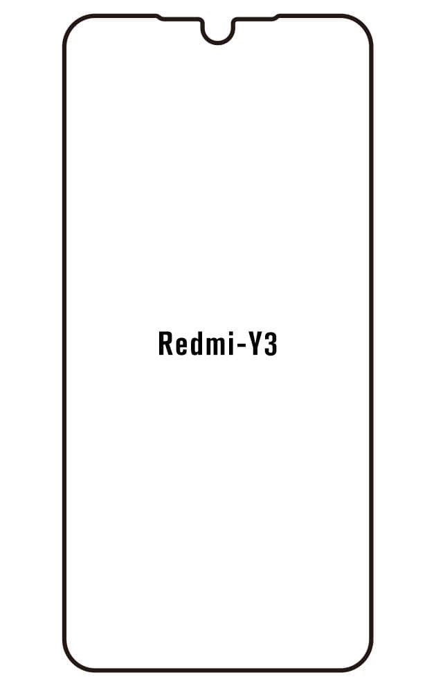 Film hydrogel Xiaomi Redmi Y3 - Film écran anti-casse Hydrogel