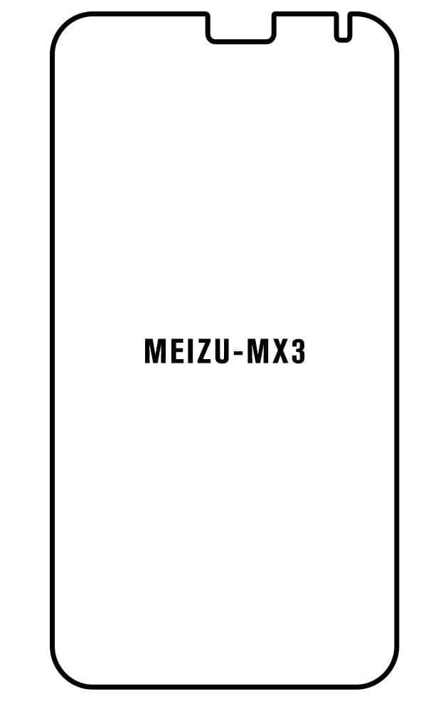 Film hydrogel Meizu MX3 - Film écran anti-casse Hydrogel