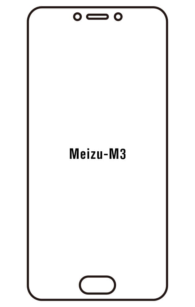 Film hydrogel Meizu M3 - Film écran anti-casse Hydrogel