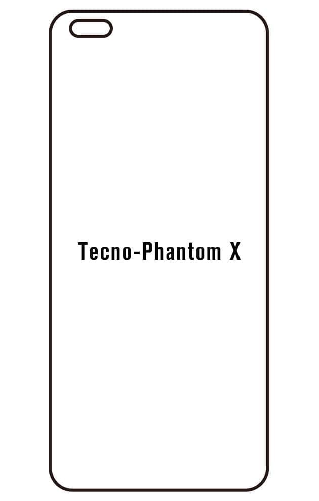 Film hydrogel Tecno Phantom X - Film écran anti-casse Hydrogel
