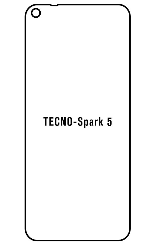 Film hydrogel Tecno Spark 5 - Film écran anti-casse Hydrogel