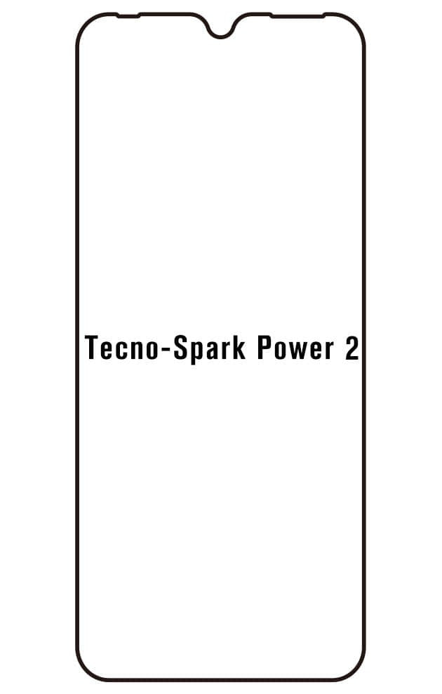 Film hydrogel Tecno Spark Power 2 - Film écran anti-casse Hydrogel