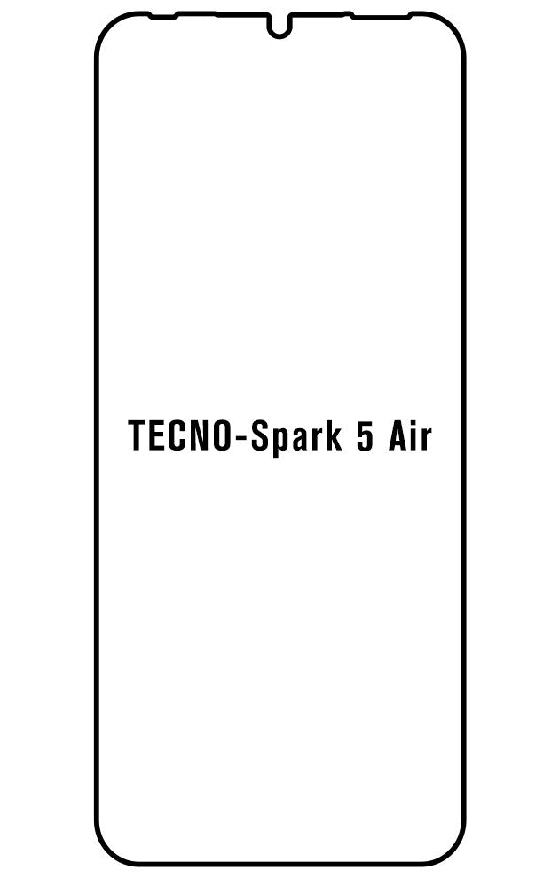Film hydrogel Tecno Spark 5 Air - Film écran anti-casse Hydrogel