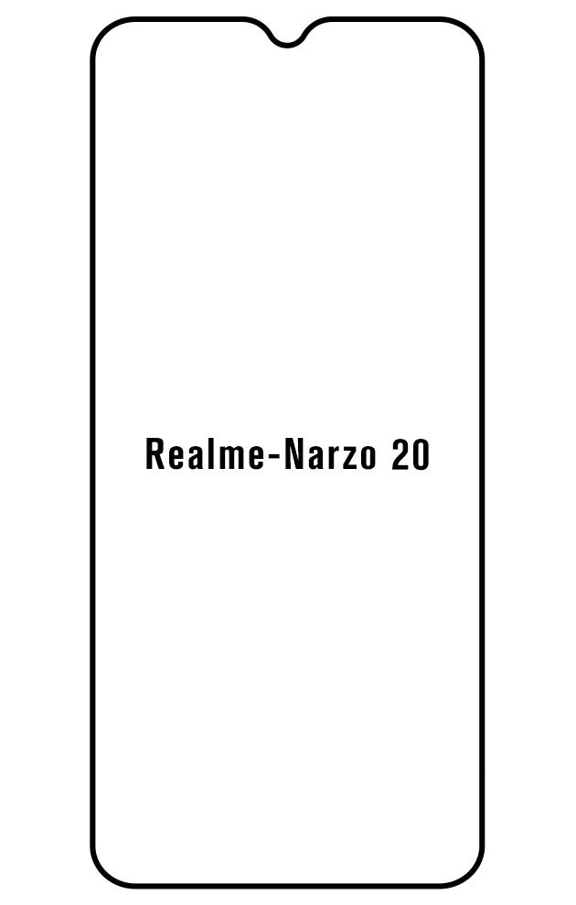Film hydrogel Realme Narzo 20 - Film écran anti-casse Hydrogel
