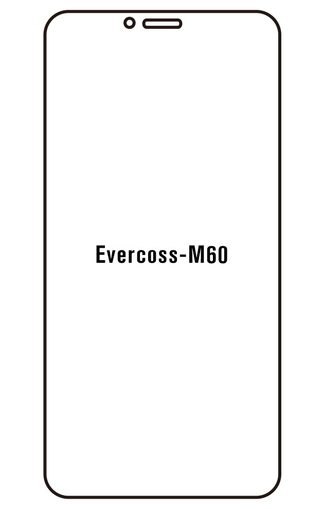 Film hydrogel Evercoss M60 - Film écran anti-casse Hydrogel