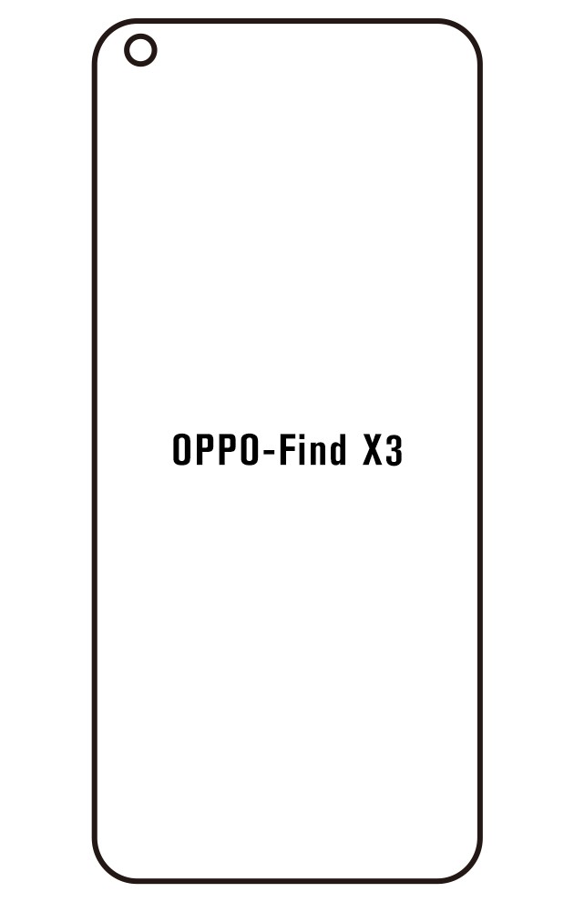 Film hydrogel Oppo Find X3 5G - Film écran anti-casse Hydrogel