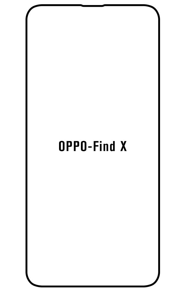 Film hydrogel Oppo Find X - Film écran anti-casse Hydrogel
