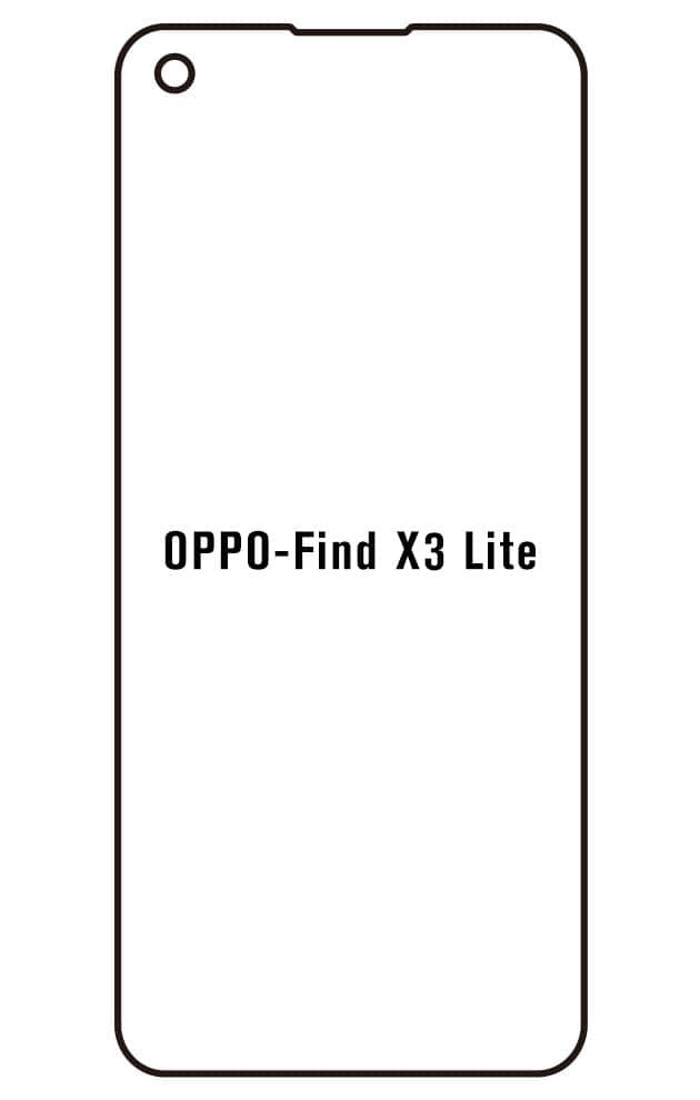 Film hydrogel Oppo Find X3 Lite - Film écran anti-casse Hydrogel