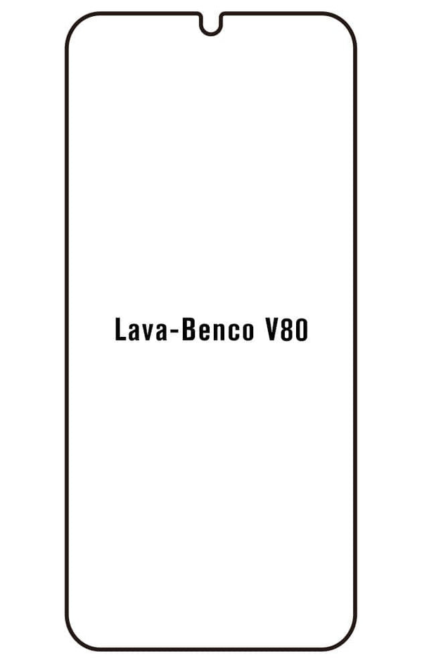 Film hydrogel Lava Benco V80 - Film écran anti-casse Hydrogel