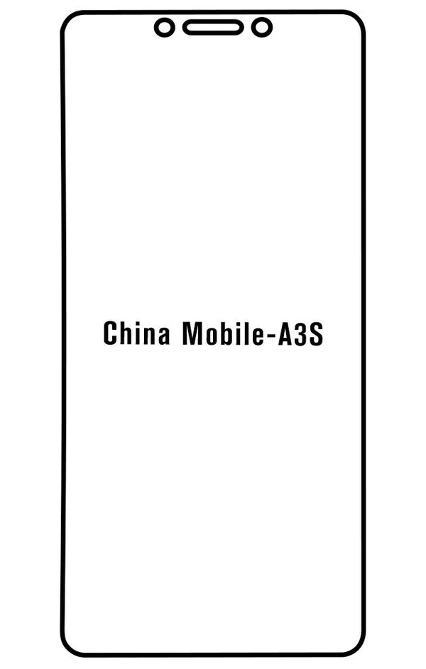 Film hydrogel China Mobile A3S - Film écran anti-casse Hydrogel