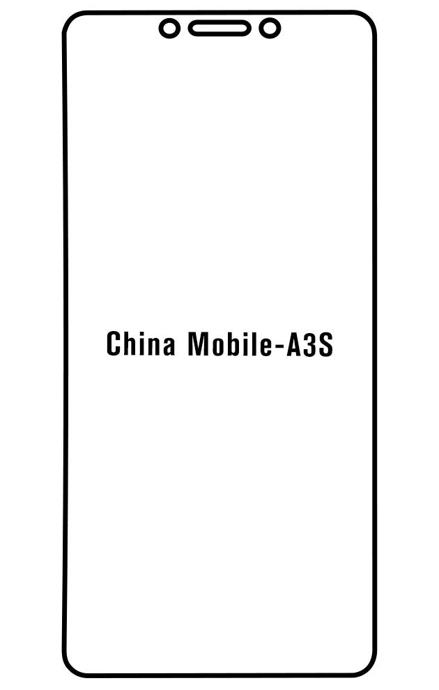 Film hydrogel China Mobile A3S - Film écran anti-casse Hydrogel