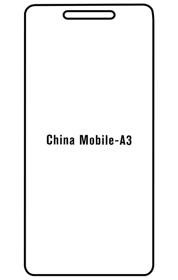 Film hydrogel China Mobile A3 - Film écran anti-casse Hydrogel