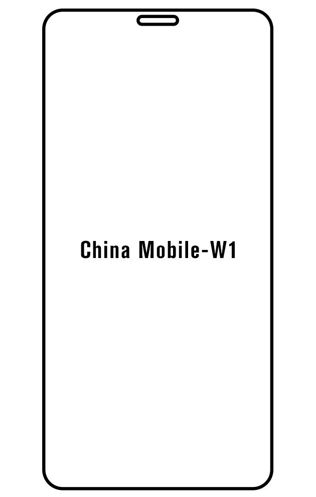 Film hydrogel China Mobile W1 - Film écran anti-casse Hydrogel