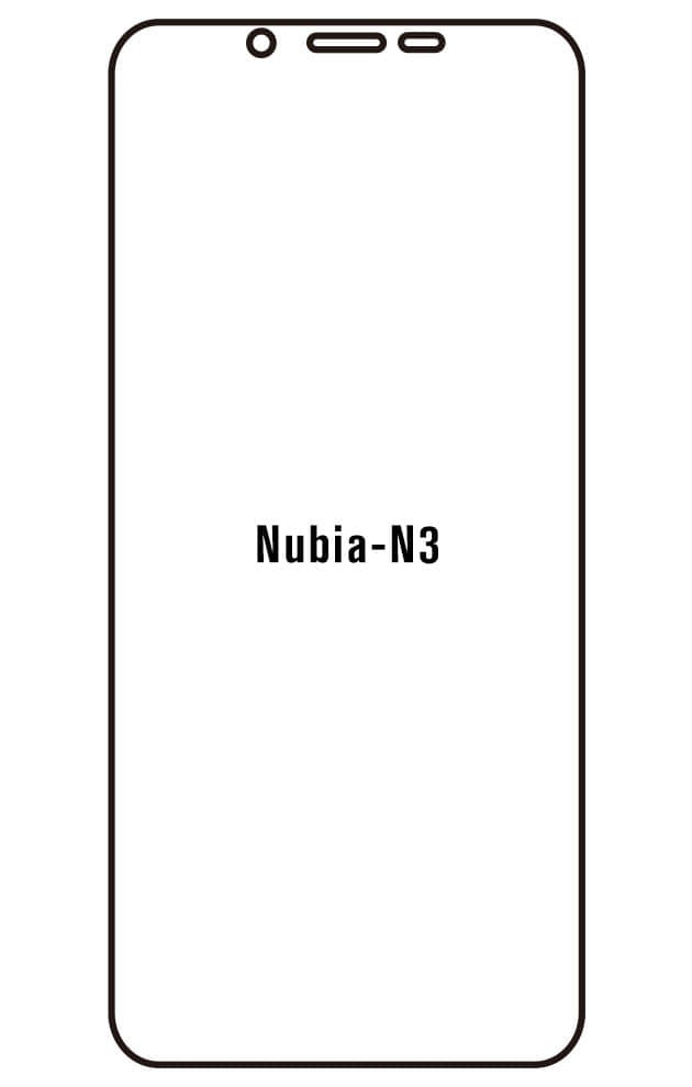 Film hydrogel Nubia N3 - Film écran anti-casse Hydrogel