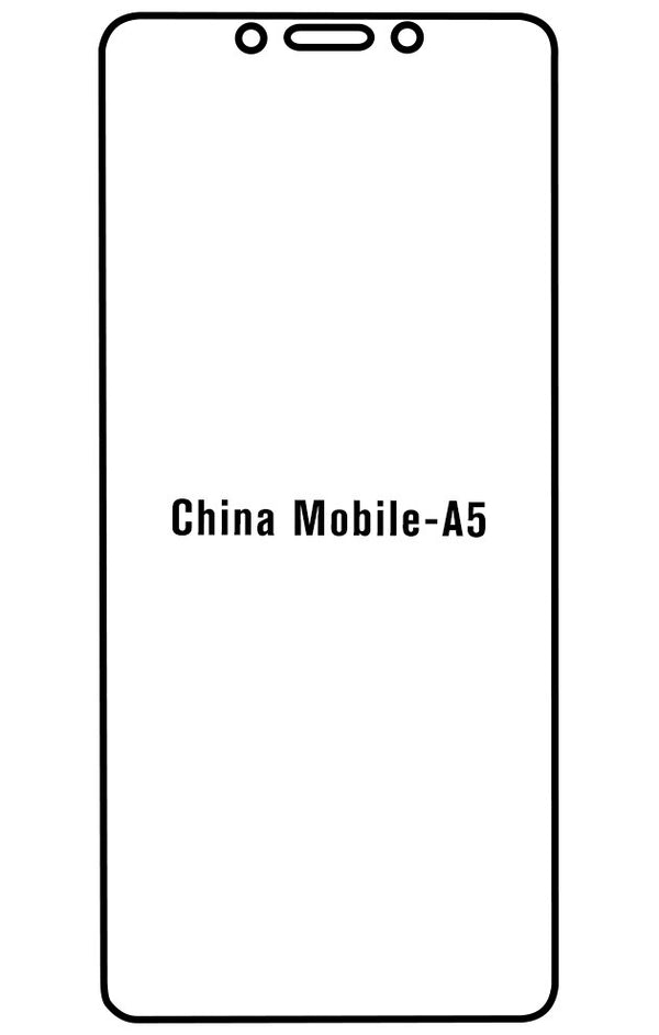 Film hydrogel China Mobile A5 - Film écran anti-casse Hydrogel