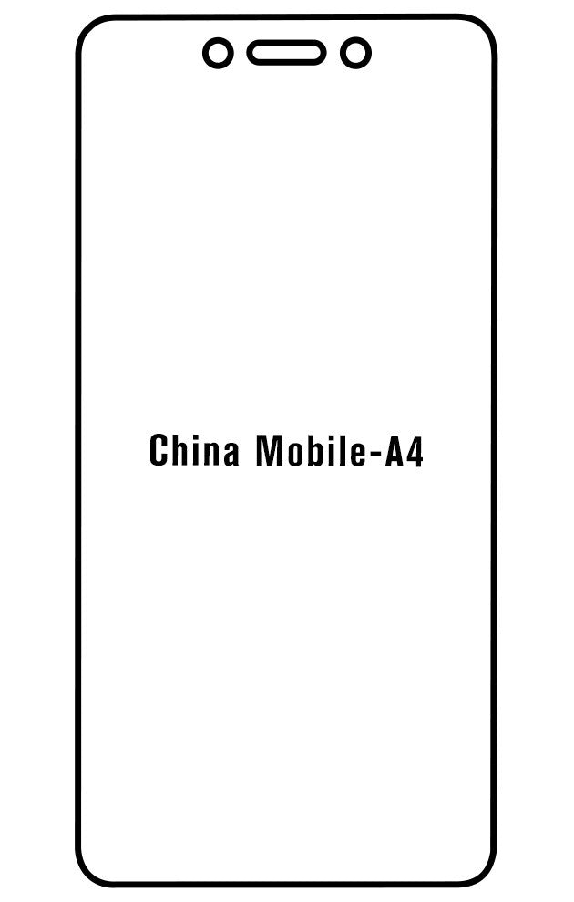Film hydrogel China Mobile A4 - Film écran anti-casse Hydrogel