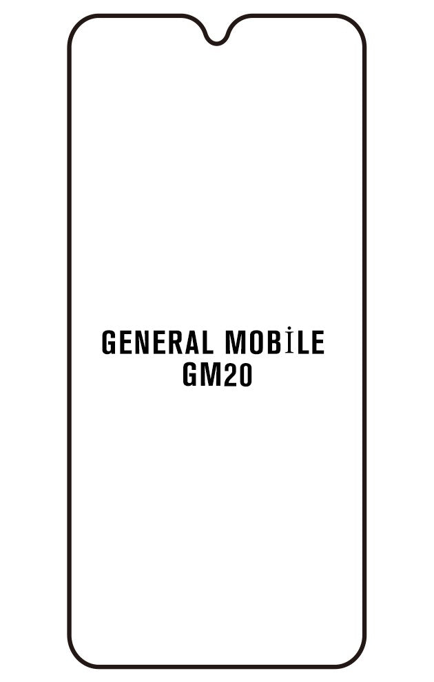 Film hydrogel General Mobile (GM) GM20 - Film écran anti-casse Hydrogel