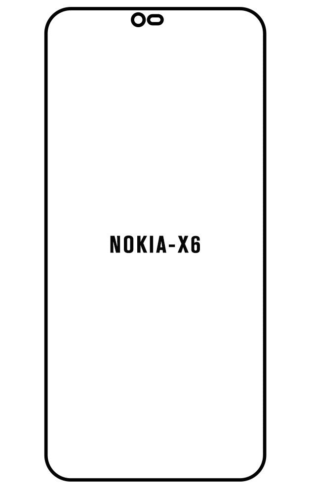 Film hydrogel Nokia X6 - Film écran anti-casse Hydrogel