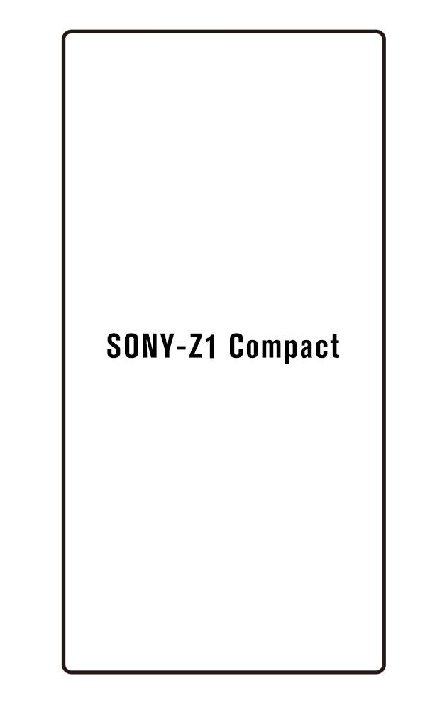 Film hydrogel Sony Z1 Compact - Film écran anti-casse Hydrogel
