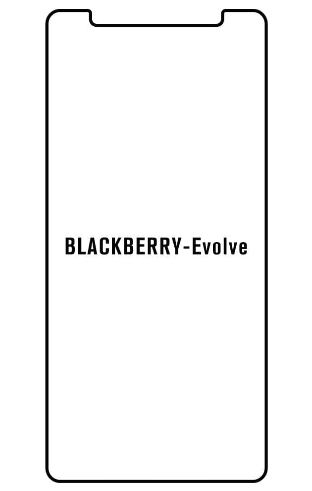 Film hydrogel BlackBerry Evolve - Film écran anti-casse Hydrogel