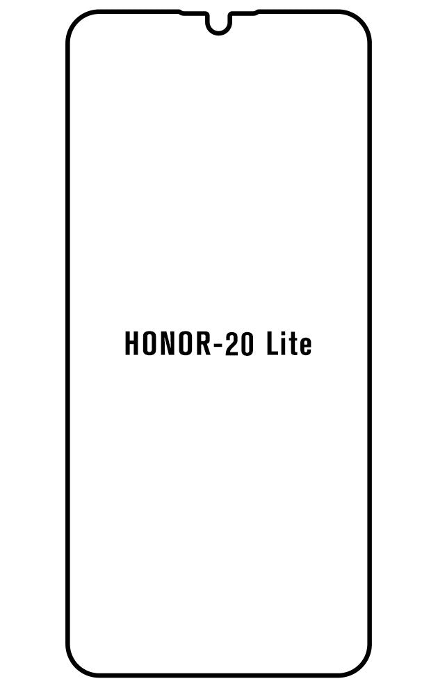 Film hydrogel Honor 20 Lite - Film écran anti-casse Hydrogel