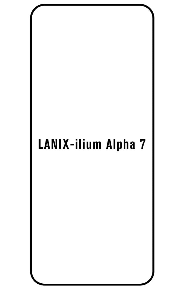 Film hydrogel Lanix Ilium Alpha 7 - Film écran anti-casse Hydrogel