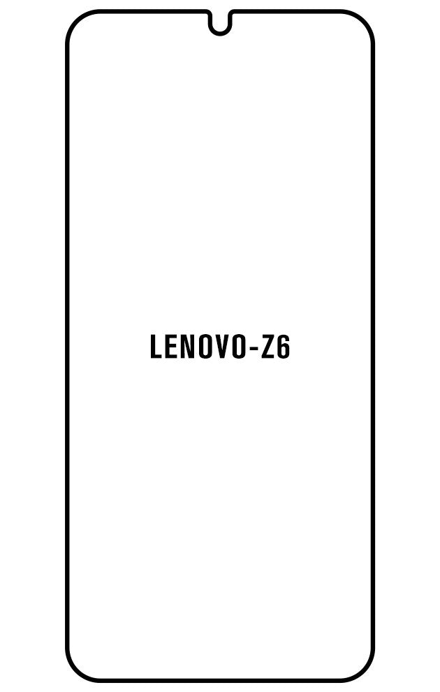 Film hydrogel Lenovo Z6 Lite - Film écran anti-casse Hydrogel