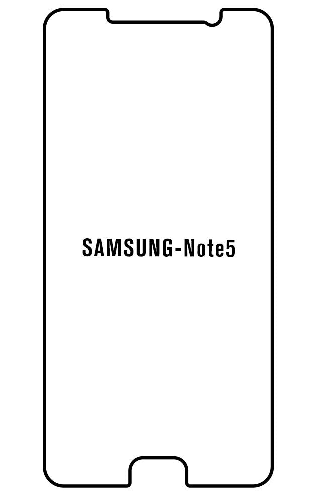 Film hydrogel Samsung Galaxy Note5 - Film écran anti-casse Hydrogel