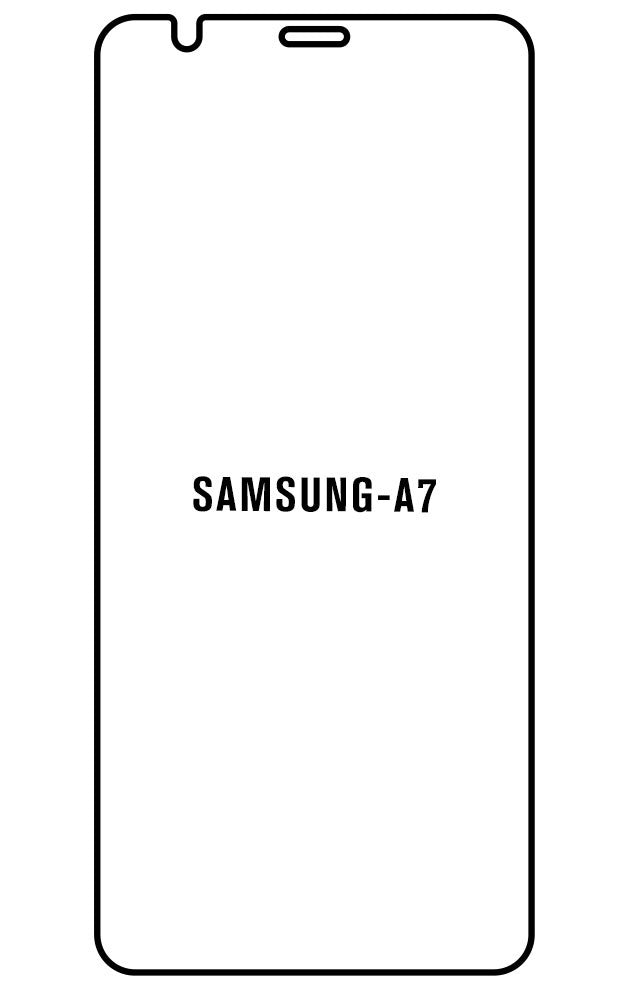 Film hydrogel Samsung Galaxy A7 2018 - Film écran anti-casse Hydrogel