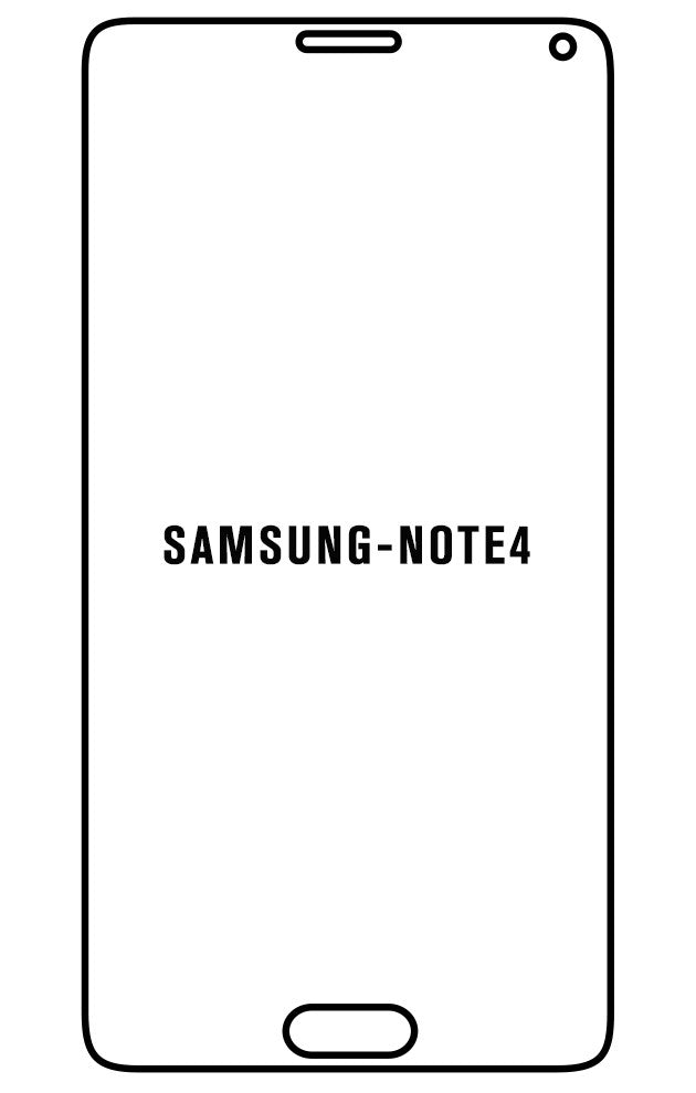 Film hydrogel Samsung Galaxy Note4 - Film écran anti-casse Hydrogel