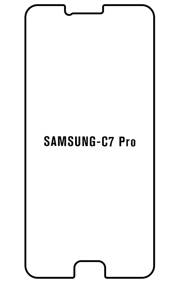 Film hydrogel Samsung Galaxy C7 Pro - Film écran anti-casse Hydrogel