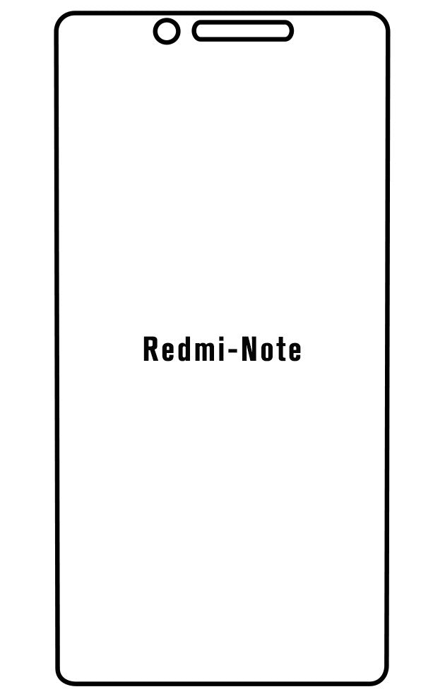 Film hydrogel Xiaomi Redmi Note - Film écran anti-casse Hydrogel