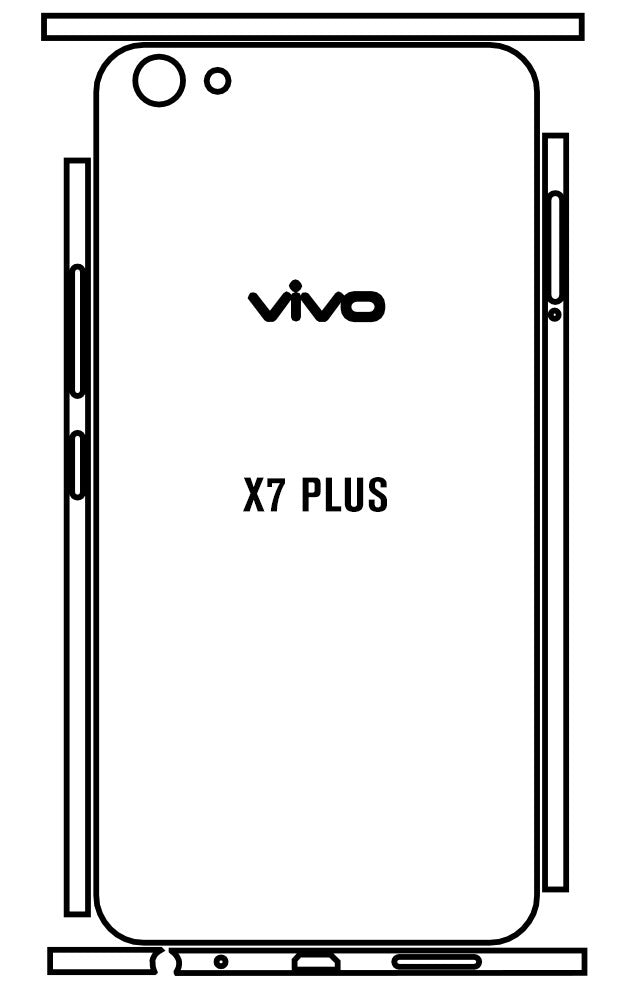 Film hydrogel Vivo X7 Plus - Film écran anti-casse Hydrogel