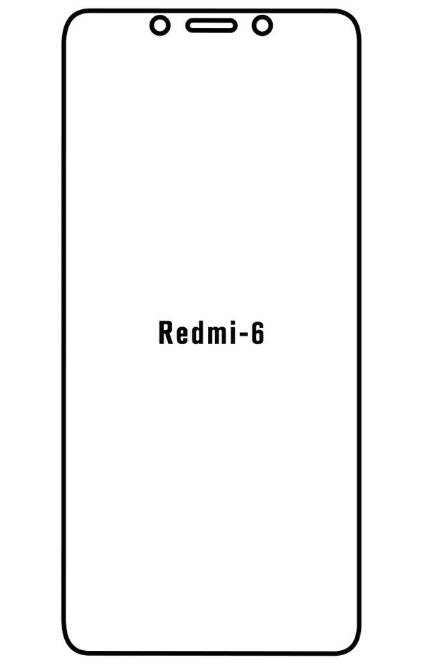 Film hydrogel Xiaomi Redmi 6 - Film écran anti-casse Hydrogel