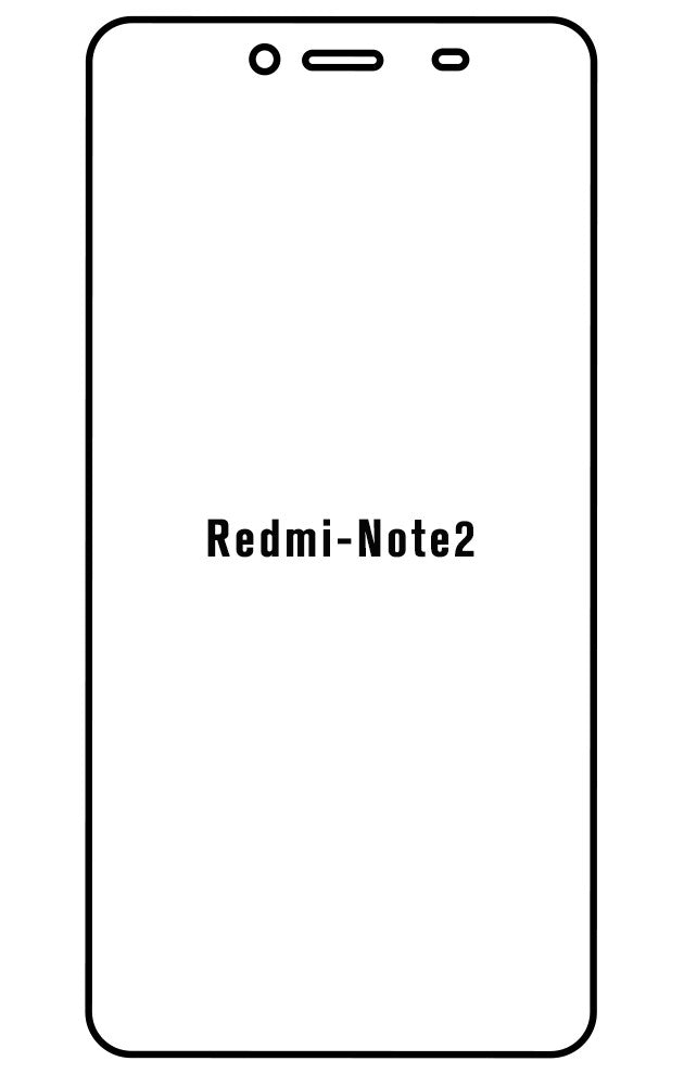 Film hydrogel Xiaomi Redmi Note2 - Film écran anti-casse Hydrogel