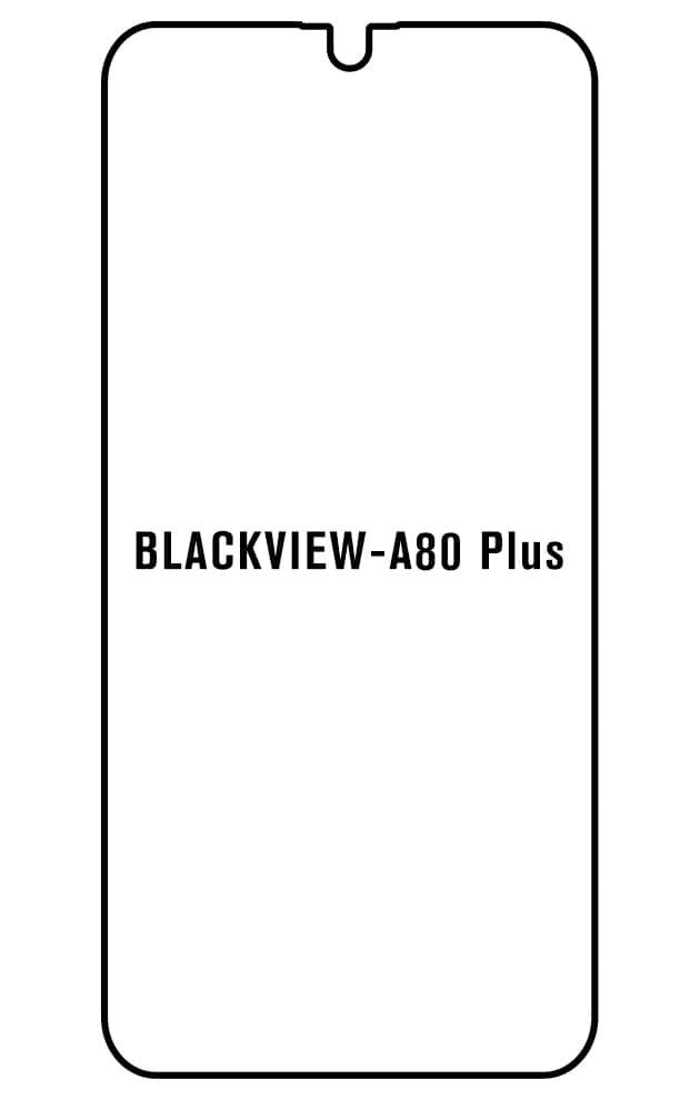Film hydrogel Blackview A80 Plus - Film écran anti-casse Hydrogel